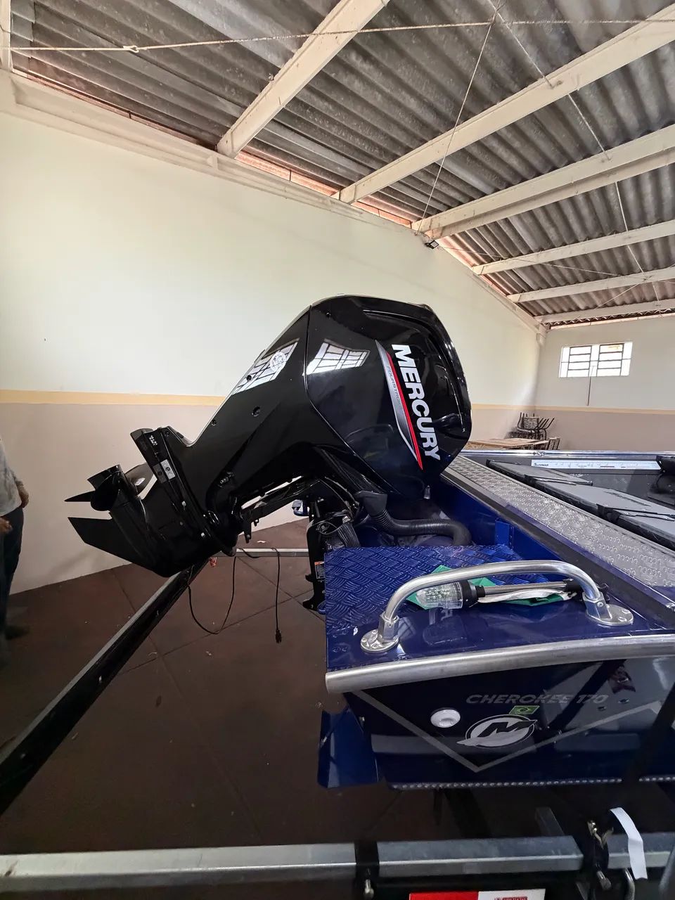 Fluvimar cherokee 17 /motor 100 hp mercury  - Foto 6