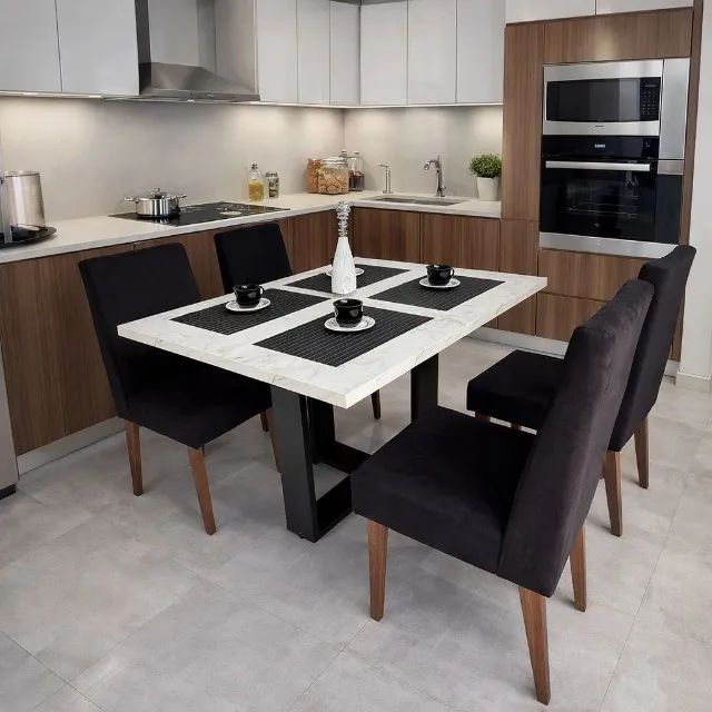 Mesa com 4 cadeiras com entrega grátis 