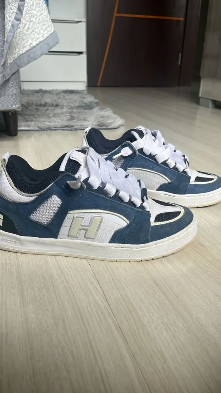 Tênis hocks bold azul, cobalto.  - Foto 2