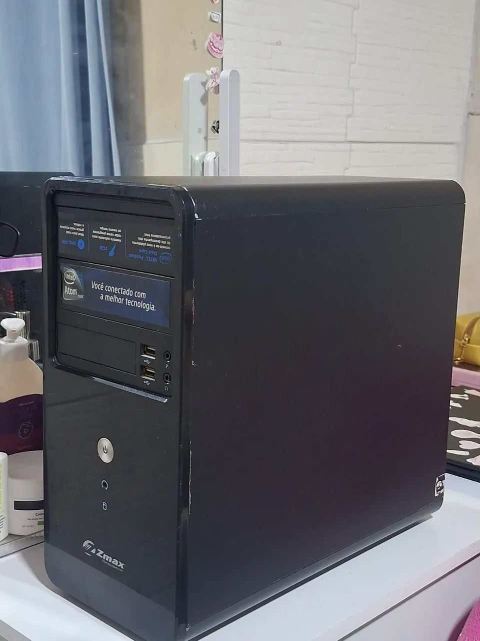 PC Intel Atom | 4GB RAM | HD 320GB | Fonte 500W