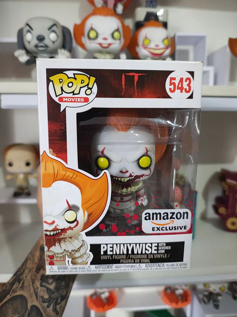 Funko Pop Pennywise with Severed Arm Amazon Exclusive - #543