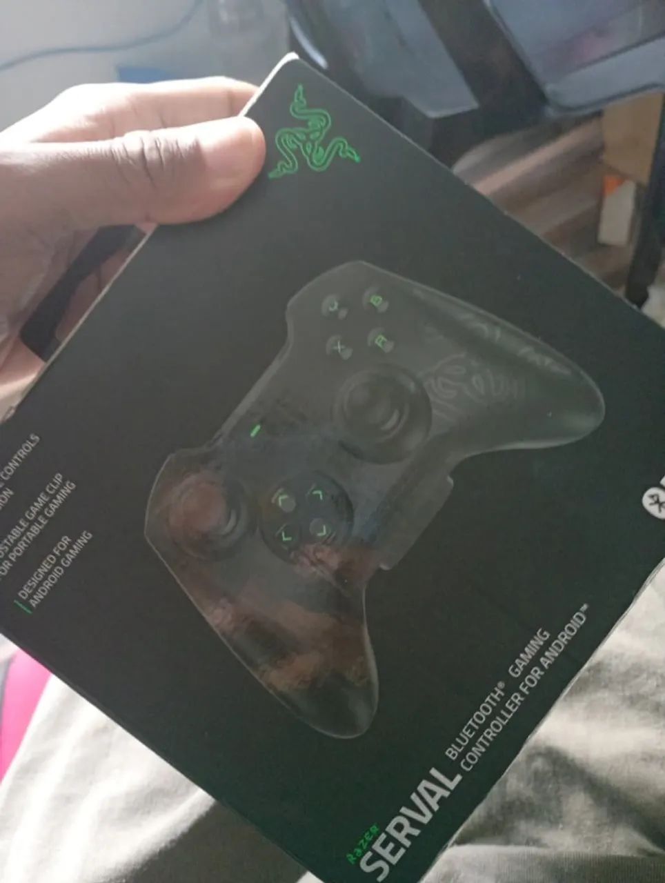 Controle Bluetooth Razer Serval Original para PC e Android | Em excelente estado - Foto 3