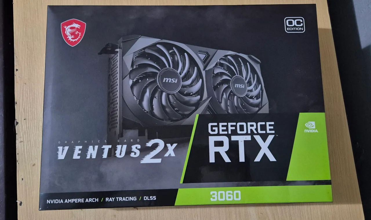 Placa de vídeo RTX3060 12GB