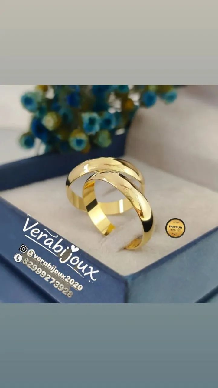 KIT TRIO DE ALIANÇAS NOIVADO E CASAMENTO  - Foto 4
