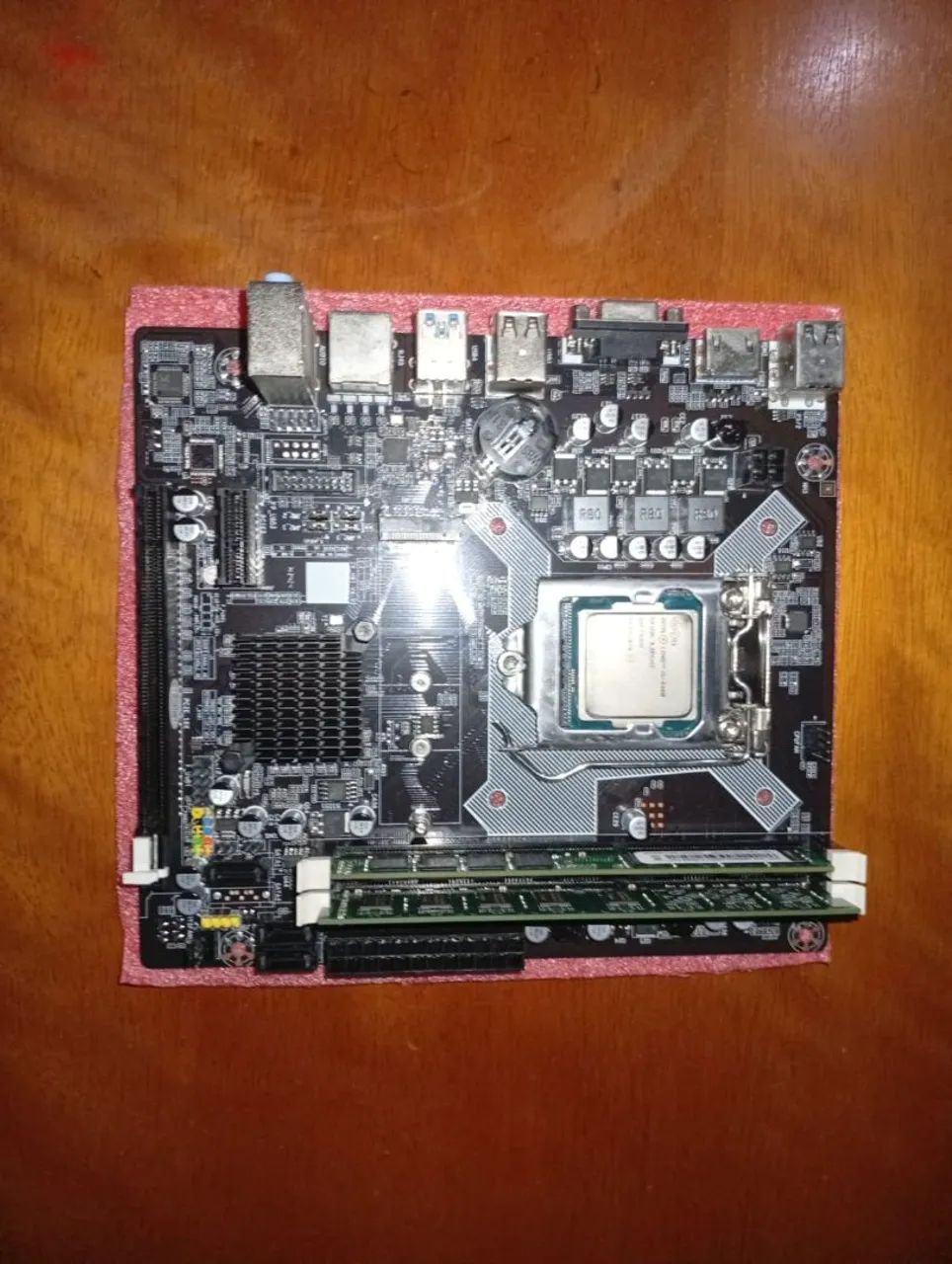 Kit , placa mae processador e memória ram