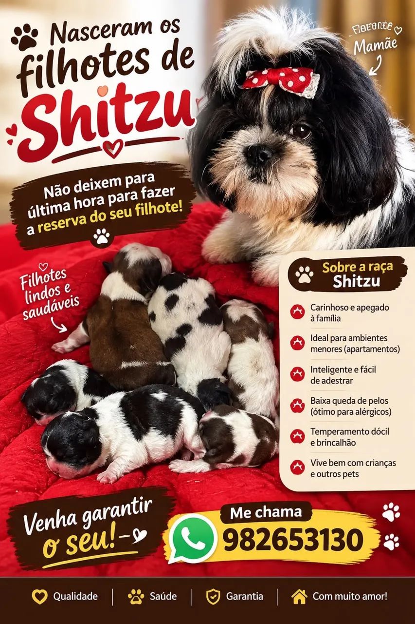 麻布Shizuhiページ Filhote de shitzu macho e fêmea - Cachorros - Marambaia, Belém