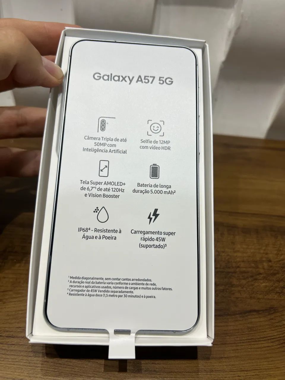 Smartphone Samsung A57 256Gb 8GB ram  - Foto 5
