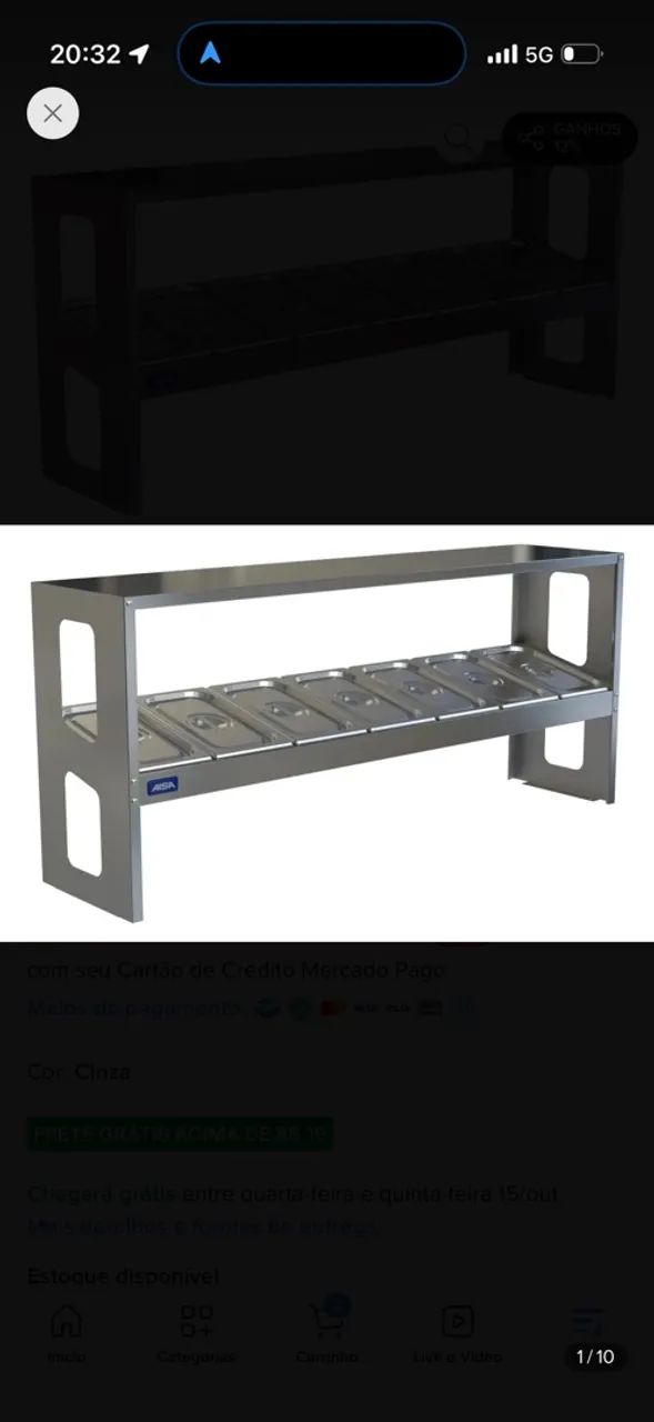 Condimentadora inox 