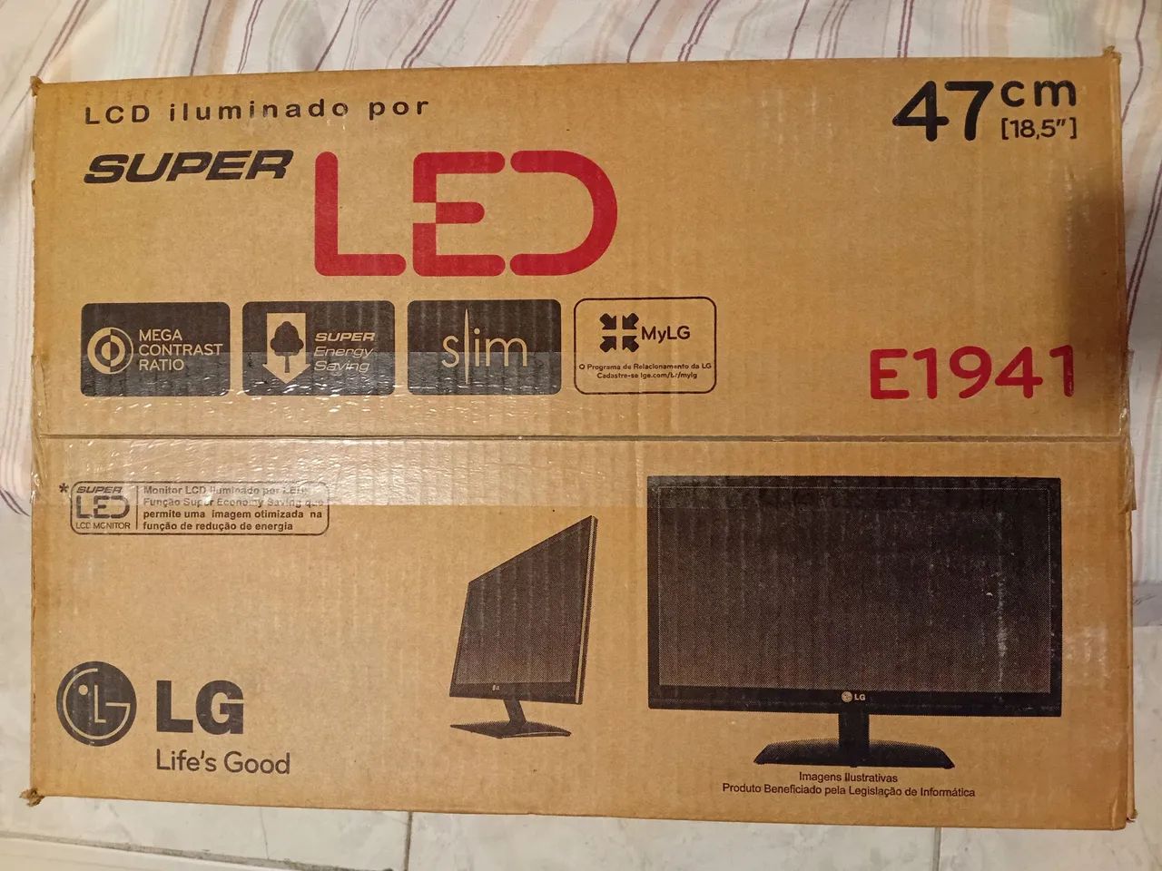 Monitor LG - 47 cm 18,5" - Novíssimo - Foto 5