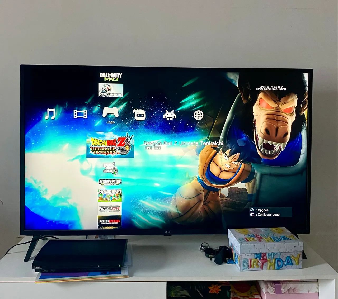 Ps3 com 15 Jogos - Loja - Entrega Grátis  - Foto 2