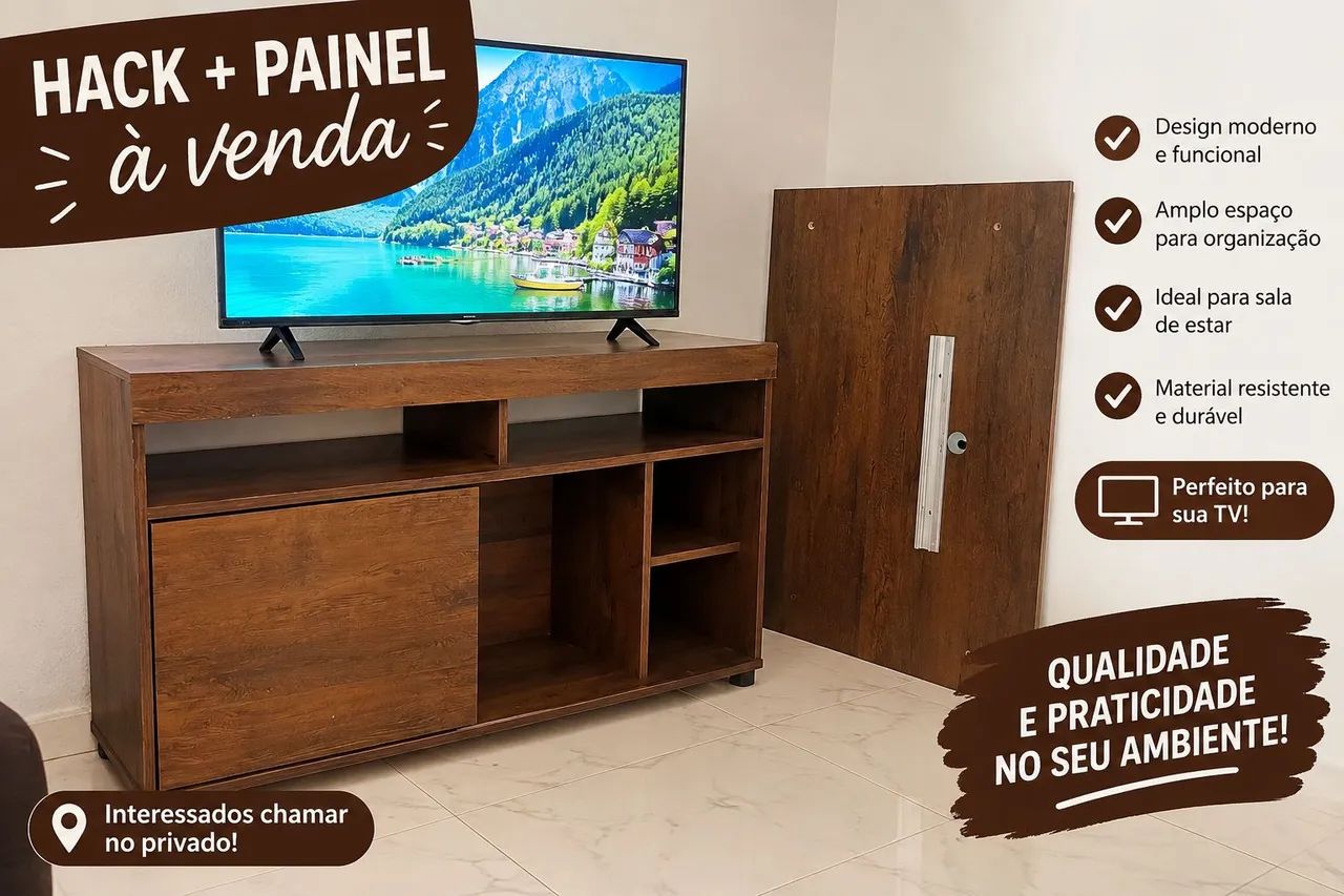Rack e painel 