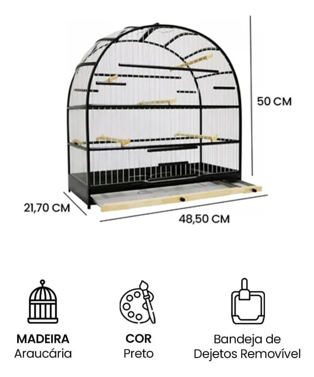 Gaiola para pássaro 