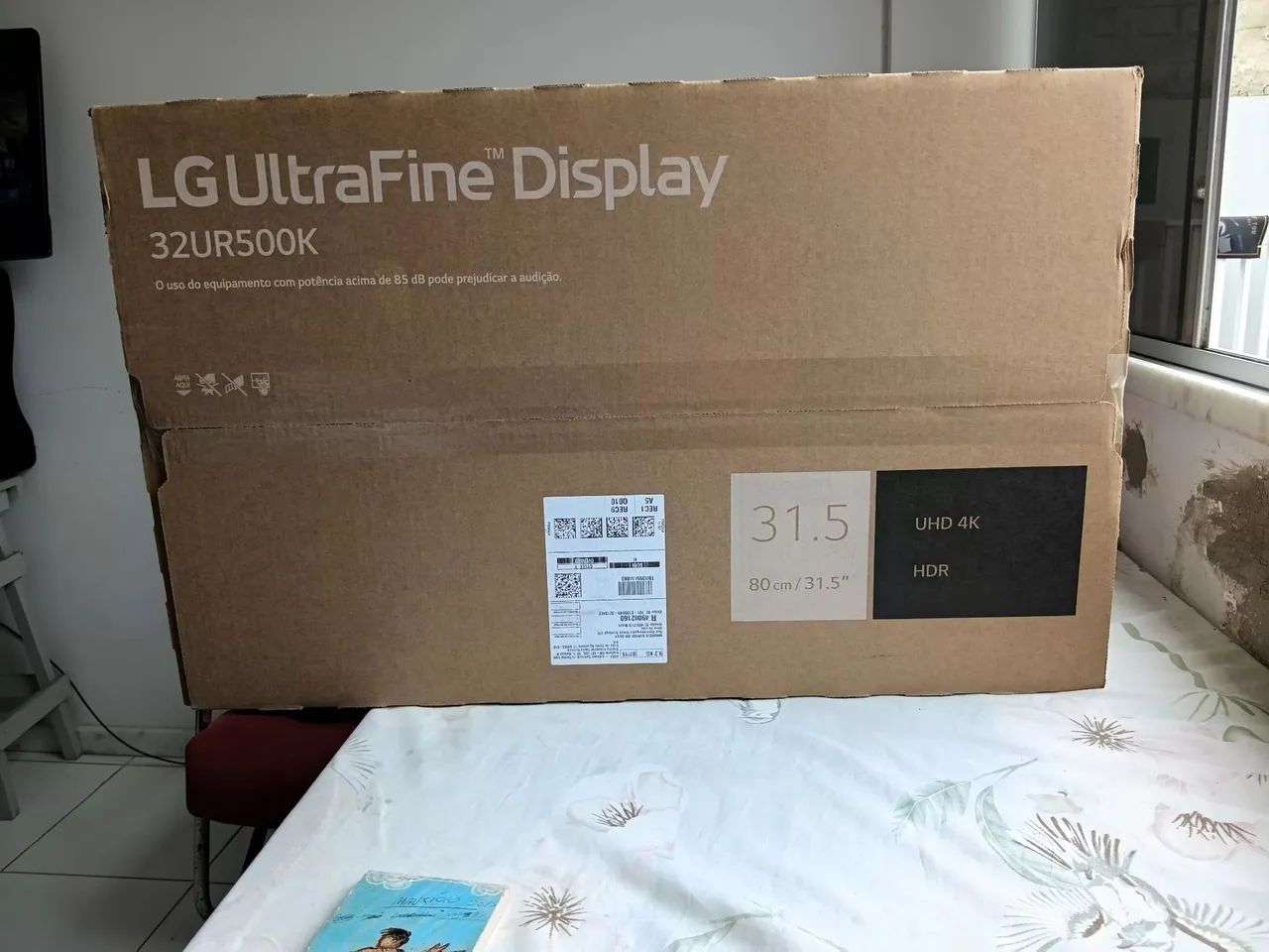 Monitor LG ultrafine display 32 polegadas 4k nunca usado 