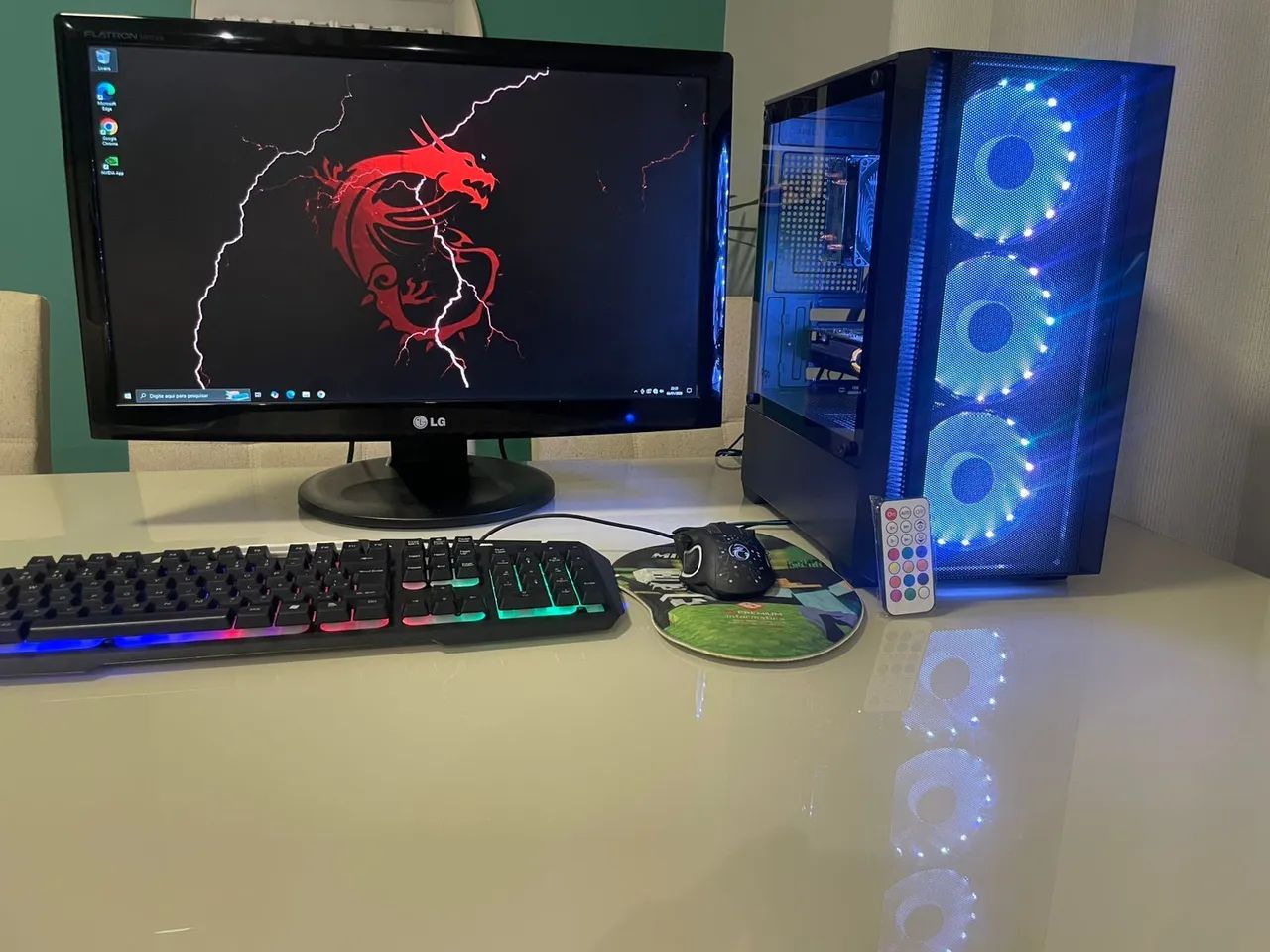 Pc gamer completo  Intel i5, 16gb, GTX 750, NVME, monitor 23, em até 18x - Foto 5