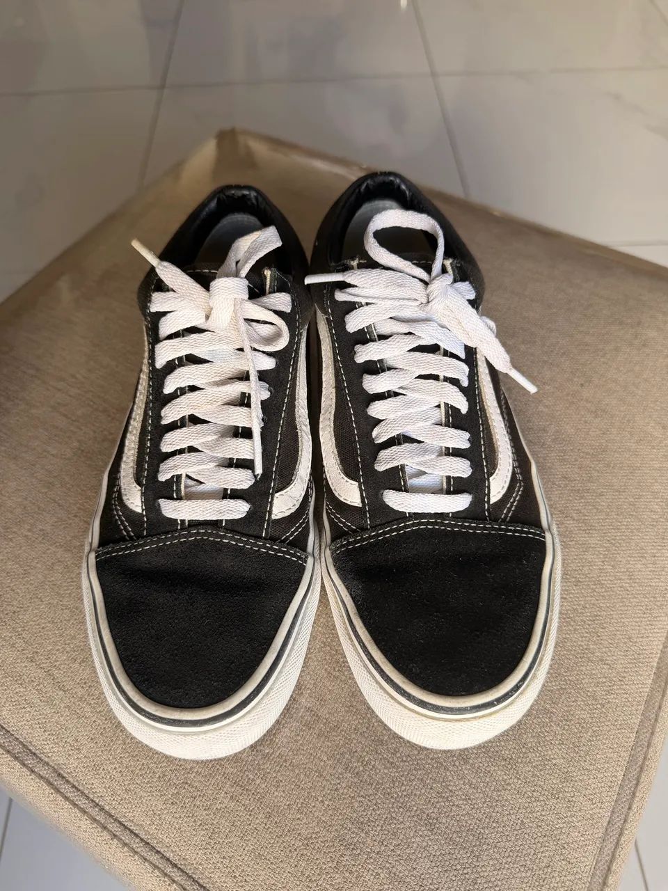     Vans Old Skool preto e branco - Foto 2