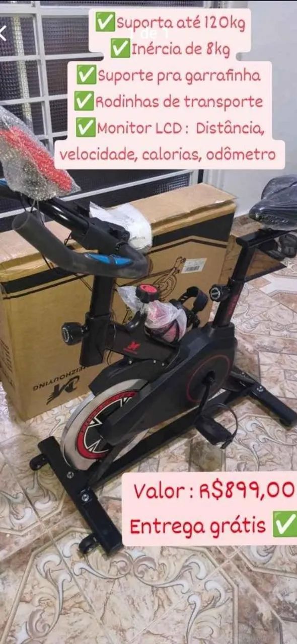 Bicicleta ergométrica NOVA/ ENTREGA GRÁTIS 