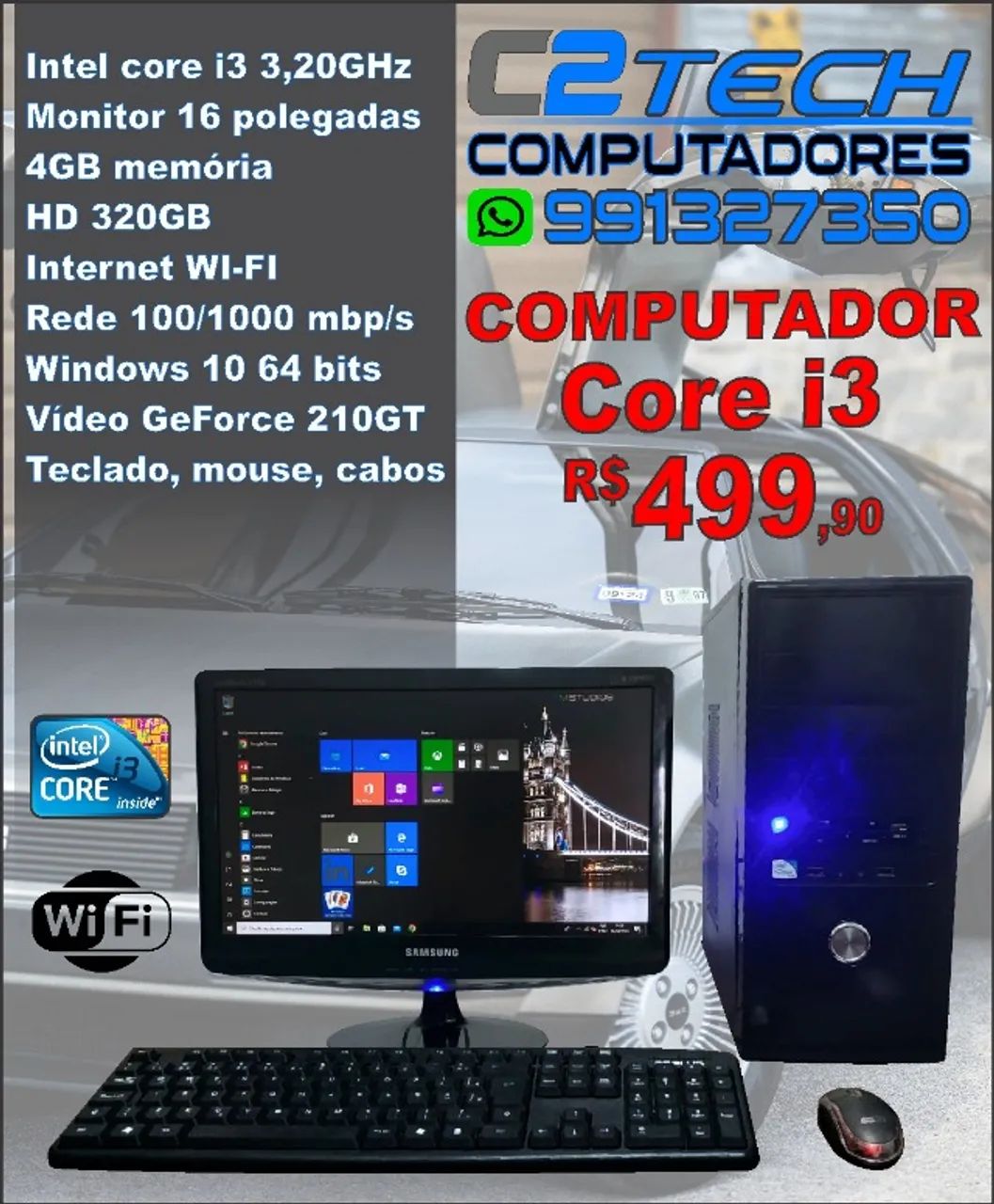 Computador core i3 com GeForce - Foto 2