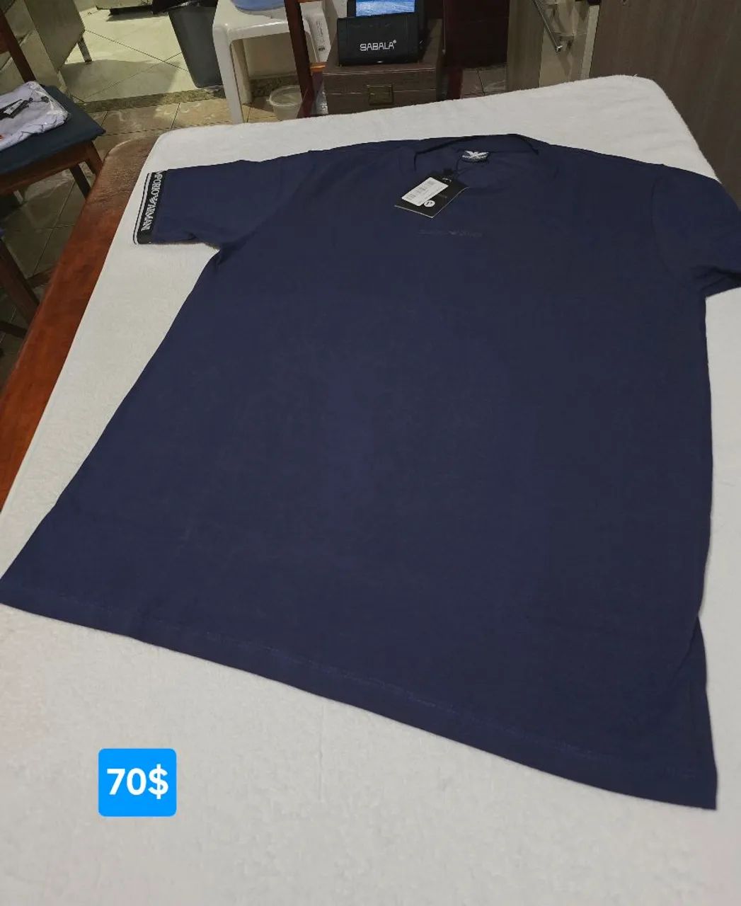 Camisa Grife peruana elastano da Empório Armani P  - Foto 2
