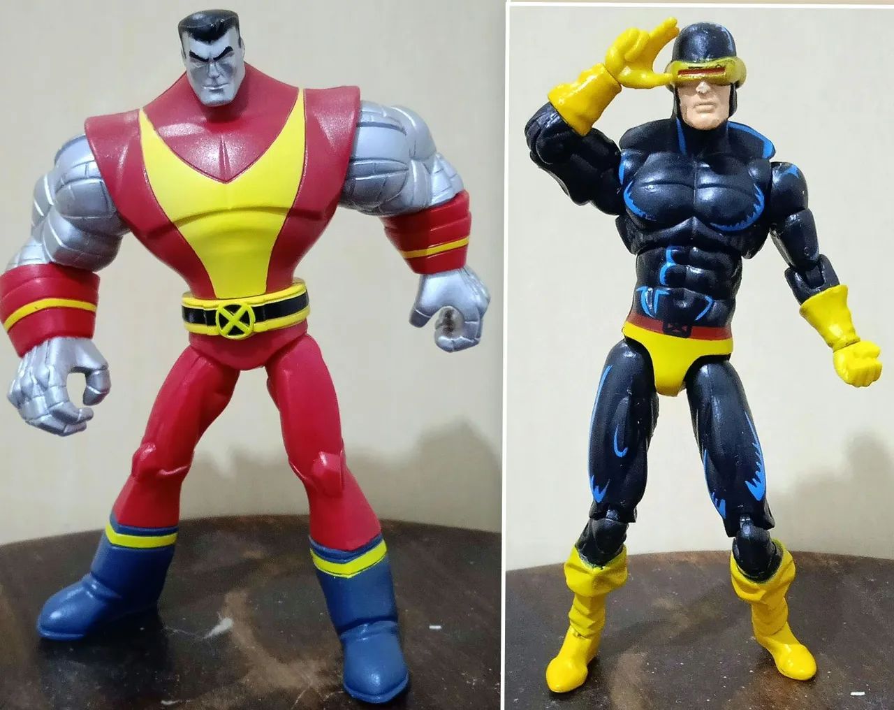 action figure ciclope e Colossus X-Men Scala 3,75 