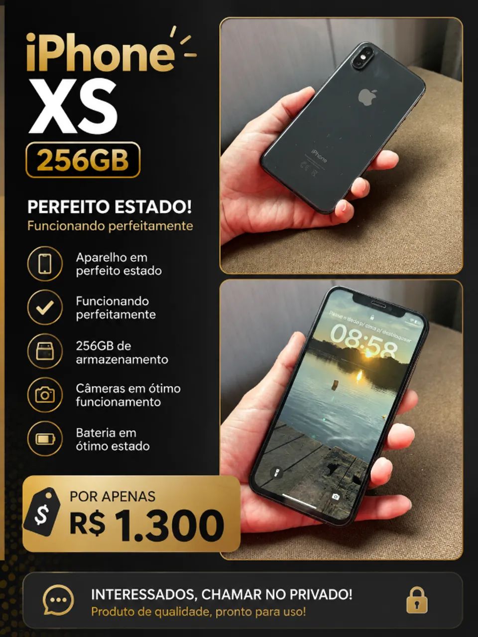 IPHONE XS 256G