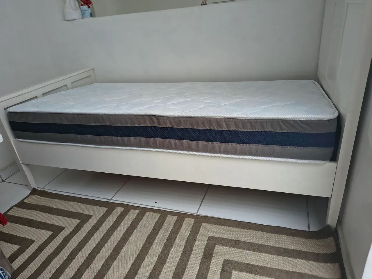Colchão solteiro bon sono molas ensacadas dupla face 