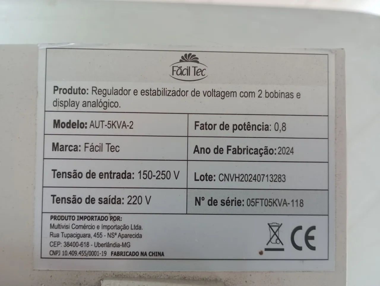 Estabilizador 5 kva - Foto 2