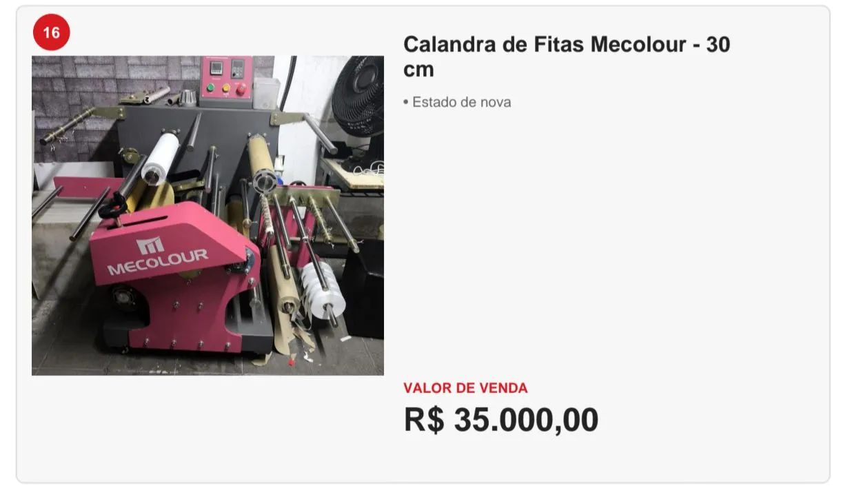 Cordão de Crachá - Maquina