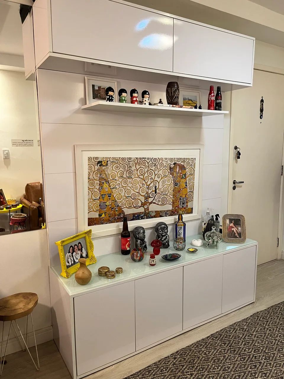 Excelente rack com aéreo Móveis Apollo (baixou o preço) - Foto 2