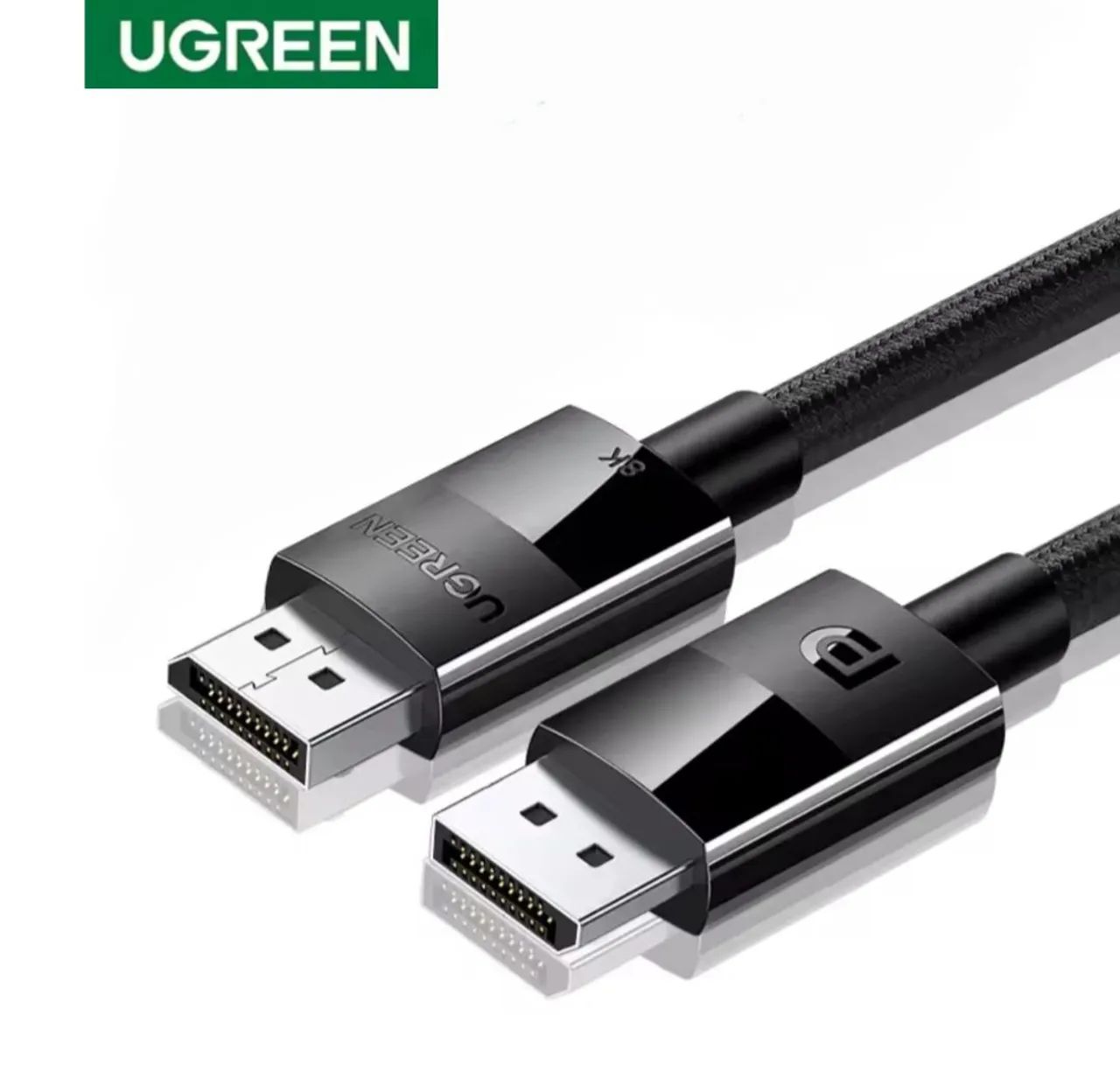 Cabo Displayport Dp 1.4 Ugreen Gamer 8k 60hz 4k 144hz Nylon 1M