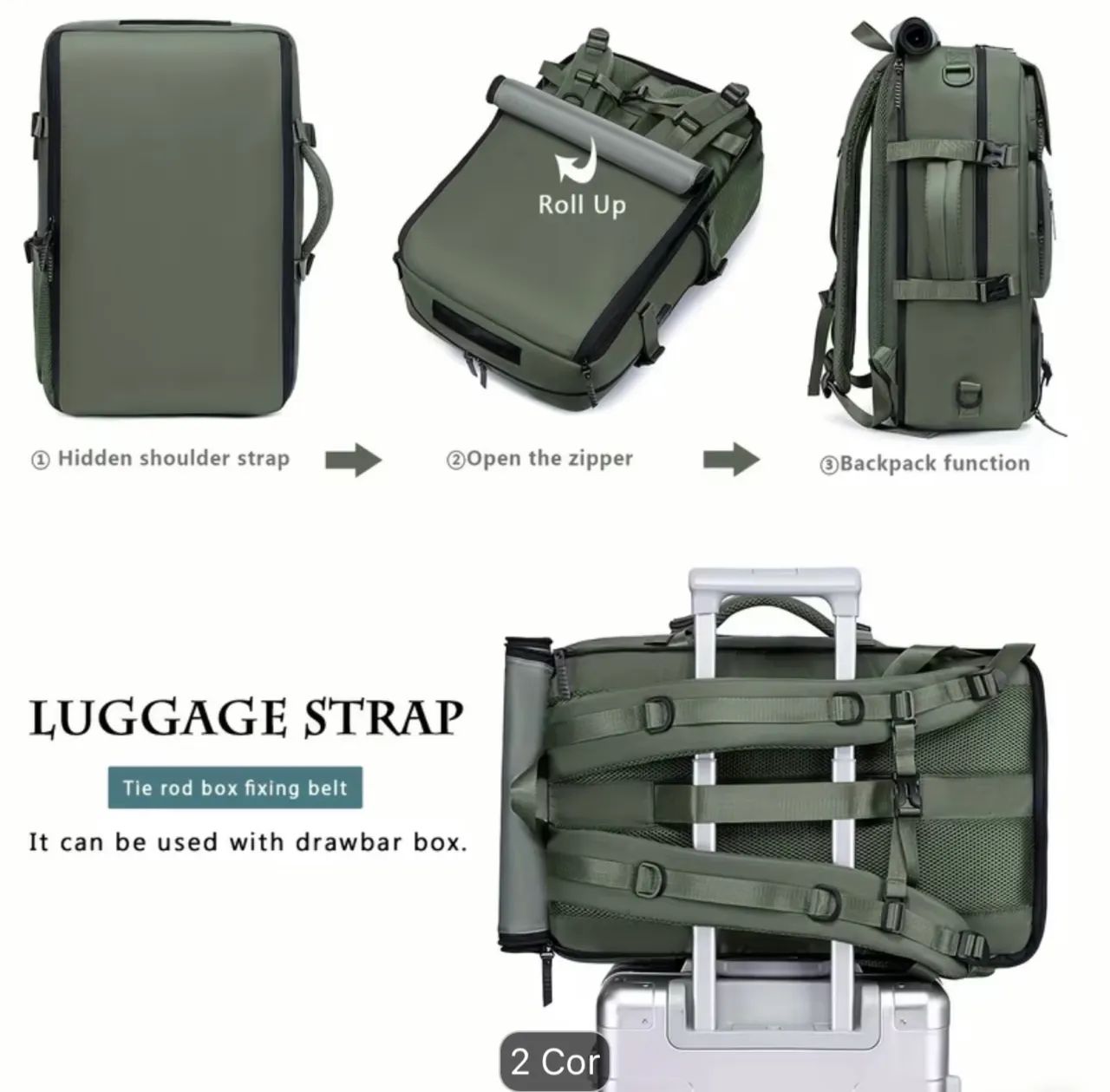Mochila de viagem - Foto 4