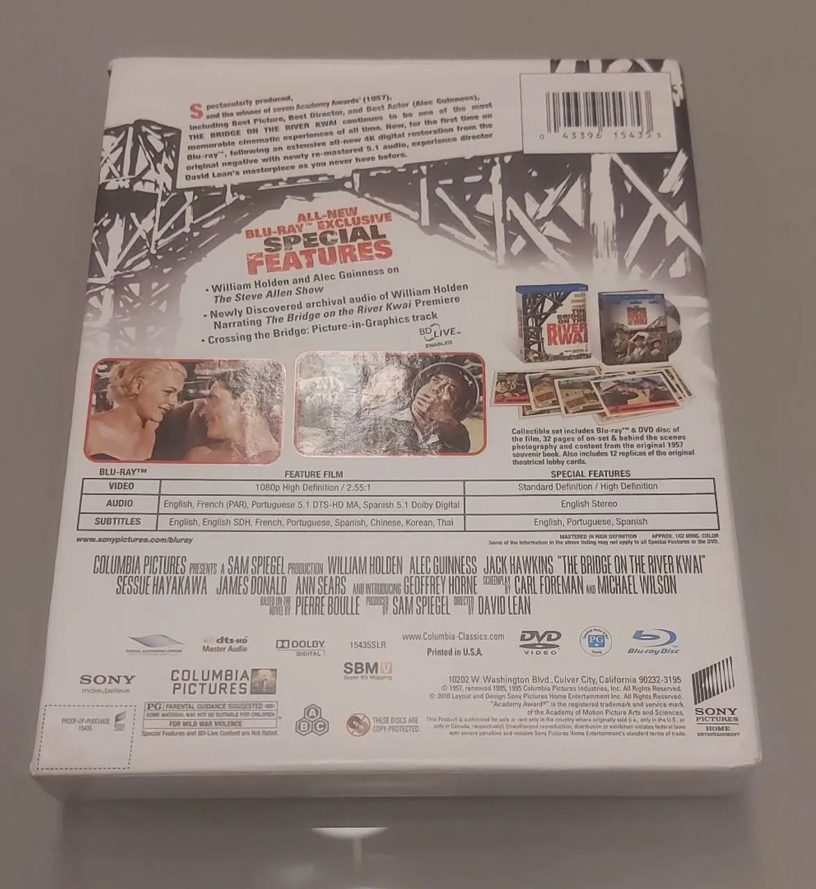 Blu Ray A ponte do Rio Kwai - Raro - OOP - Foto 2