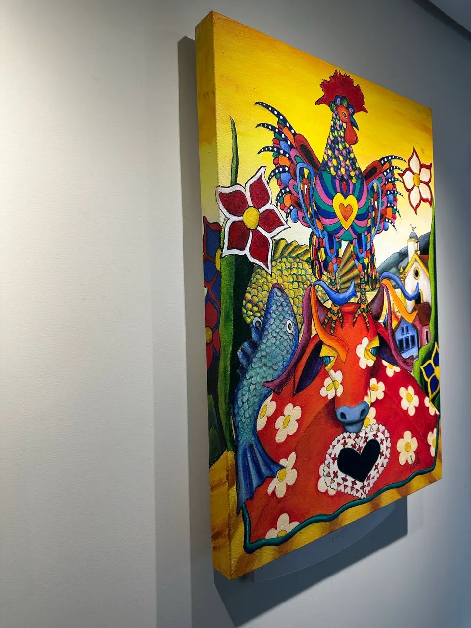 Quadro Pintura da Artista Catarinense Solí - Foto 4
