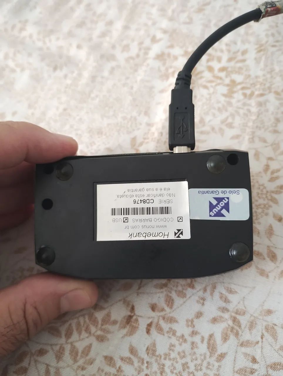 Leitor de código de barras e cheques nonus homebank - Foto 4