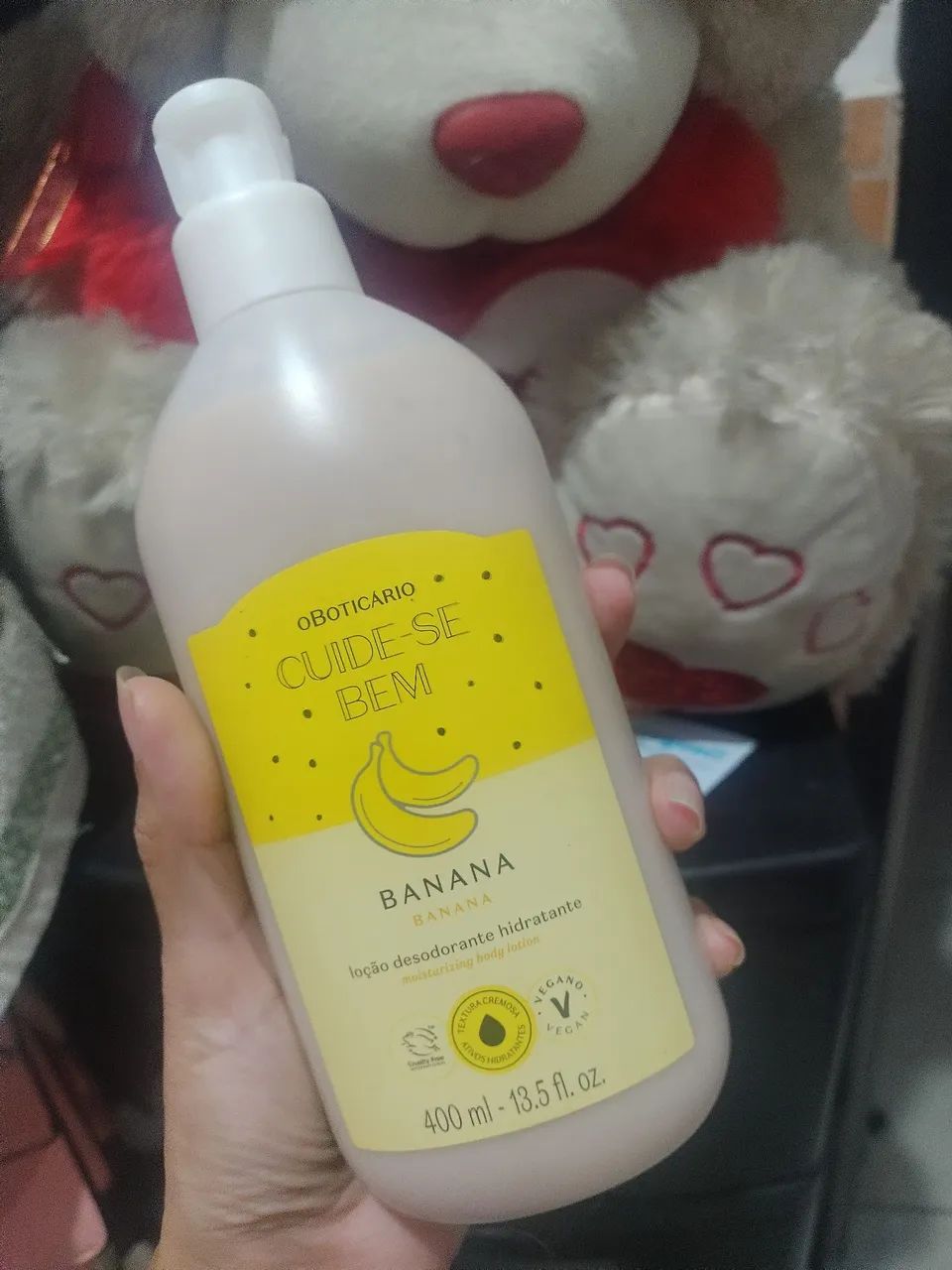 Hidratante cuide se bem banana