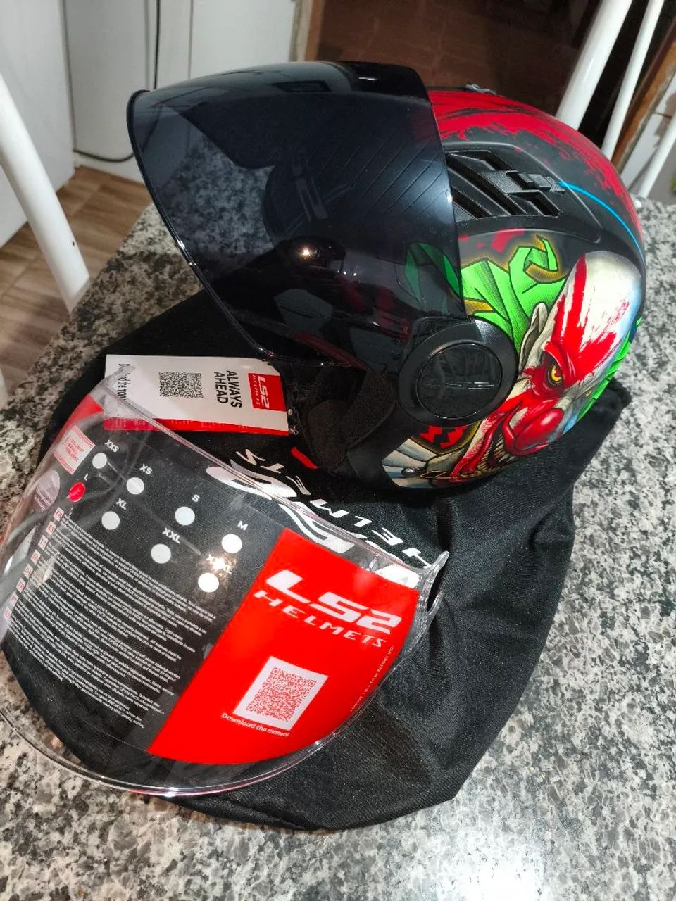 Capacete LS2 novo