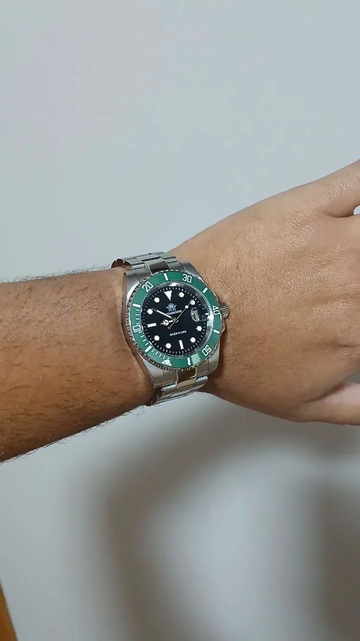Relógio Addiesdive Submariner Kermit - Foto 3