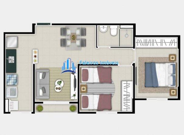 UP 400 Apartamento 2 dormitórios Minha Casa Minha Vida Ipiranga - Foto 11