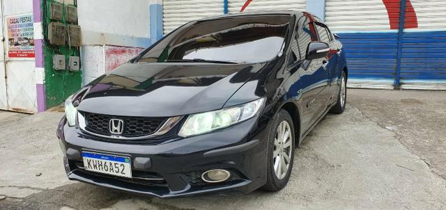 Honda Civic Sedan LXR 2.0 Flexone + GNV 5g 16V Aut. 4p - Preto - 2014 46.900