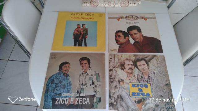 Coleção de discos de vinil Zico e Zeca - Foto 2