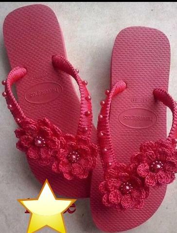 Havaiana decorada