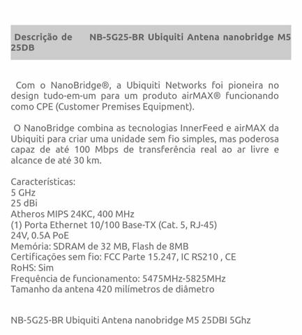 Antena leia a descrição.