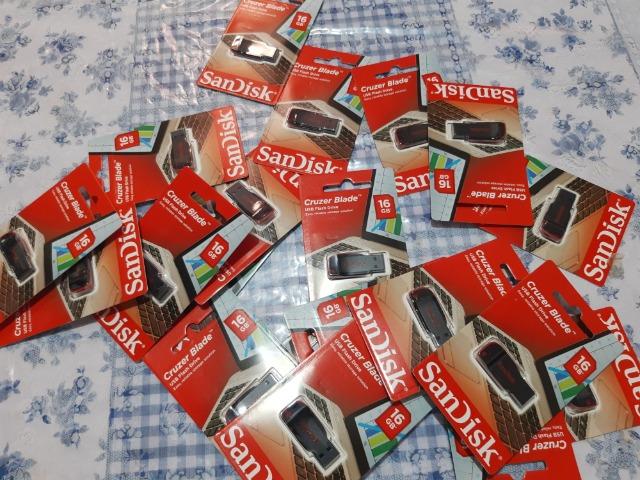 Pen drive 16GB novo lacrado barato - Foto 3