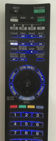 Controle remoto original Sony RM-yd058 TV 46HX-925 Seminovo - Foto 4