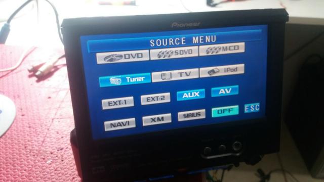 DVD retratil piooner para carro entrego - Foto 2