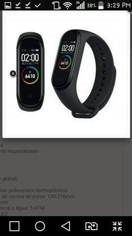 Pulseira Xaomi inteligente MI 4