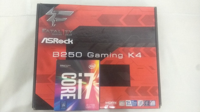 Kit Intel Core I7 7700 Placa Mae Asrock Fatal1ty B250 Gaming K4 Computadores E Acessorios Popular Santa Rita Olx