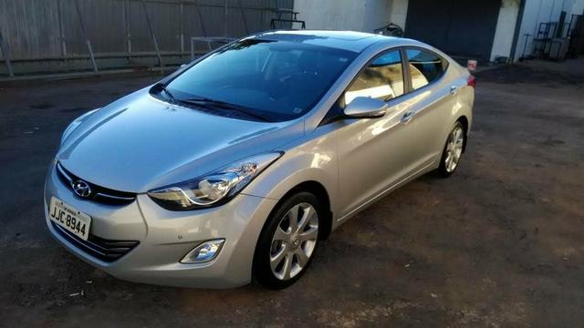 Elantra Prata 2012/2013 GLS 1.8 automático com Teto - Foto 3