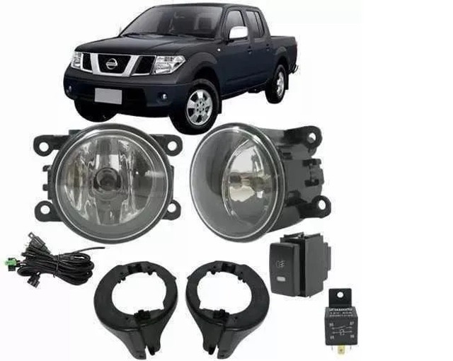 Kit Farol Milha Neblina Nissan Frontier 2008 2009 2011 2012