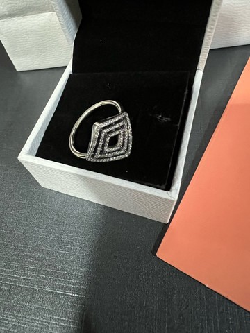 Anel Pandora N 56 com pedras Original - Foto 3