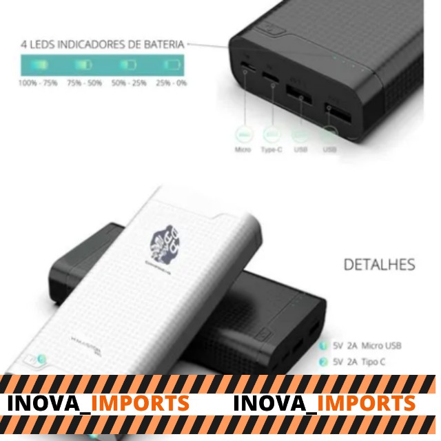 super Promoção!!! Power Bank 20.000mah